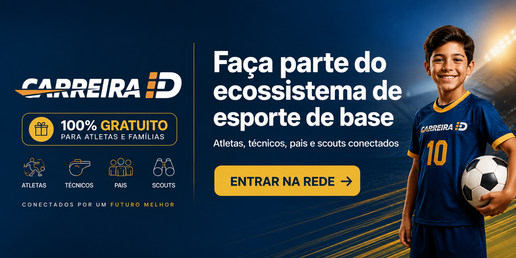 Carreira ID - Plataforma de esportes de base